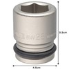 TONE Impact Socket 6NV-28 Insertion Angle 0.7 inch (19.0 mm)