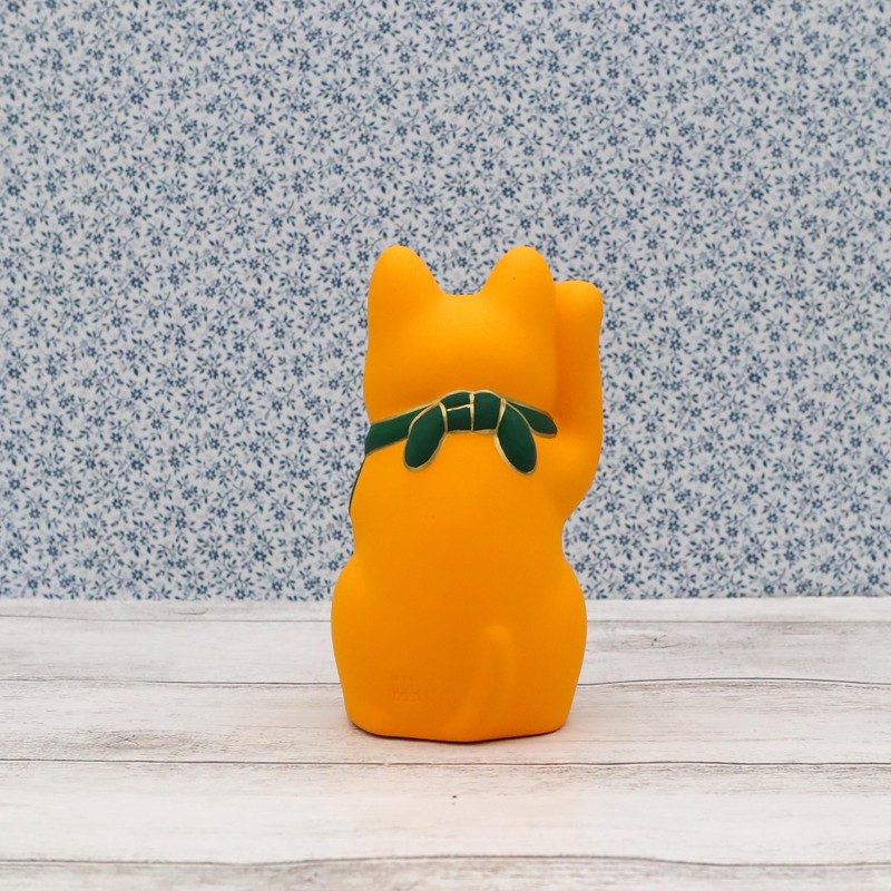 Yakushi Kiln Maneki Neko (Yellow, Small), Lucky Dzukushi (Includes Lucky