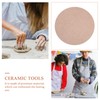 Pottery Bats Clay Wedging Board Fiberboard Pottery Round Wheel Bats