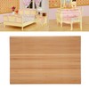 1:12 Dollhouse Floorboard Miniature Simple Elegant Wood Strip Flooring Decoration