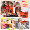48-Piece Children's Tool Box Set, Toy Drill Tool Belt, Tool