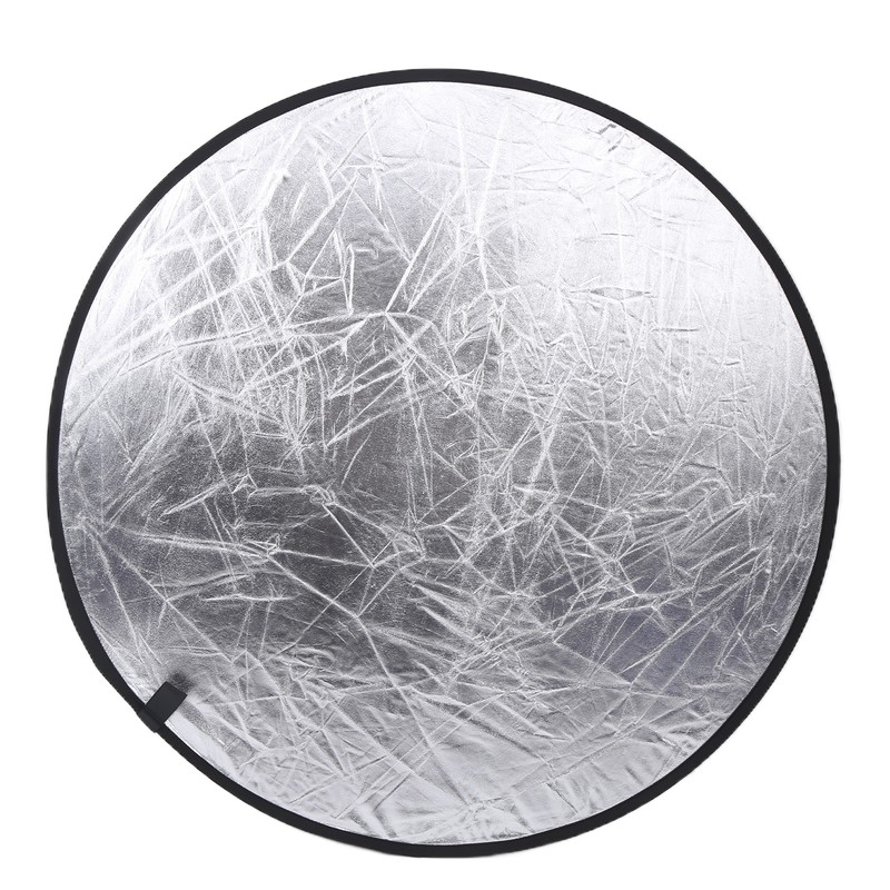 110cm Round Reflector 2 in 1 Collapsible Round Photography Reflector