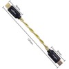 Cooyin OTG Cable Audio TYPE-C Male to TYPE-C Male Litz