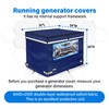 Generator Covers While Running. Generator Cover Measures 32''Lx24''Wx24''H. Double-layer Fabric.