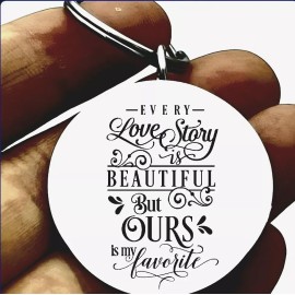 Unbranded We Love Our Love Story Hot Beautiful Keychain