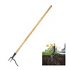 MLHpeak Stand Up Weed Puller Tool with Long Handle, 3-Section