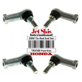 Honda TRX 300 Fourtrax 300 FW Tie Rod Set 4 OEM Tie Rod Ends All Years TRX300