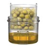 Starfrit 094497 Pickle Jar, 500 Ml Container with Strainer, Transparent