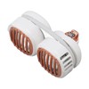 USB Charging Neck Fan Dual Fans Hands Free Super Airflow