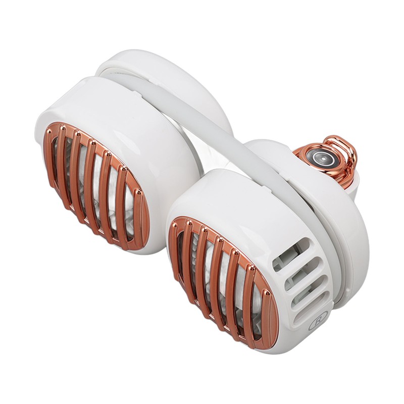 USB Charging Neck Fan Dual Fans Hands Free Super Airflow