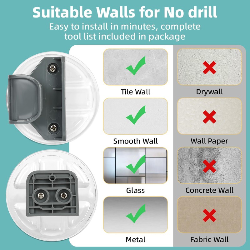 Miumoon No Drill Retractable Baby Gates Parts, Medium Size No