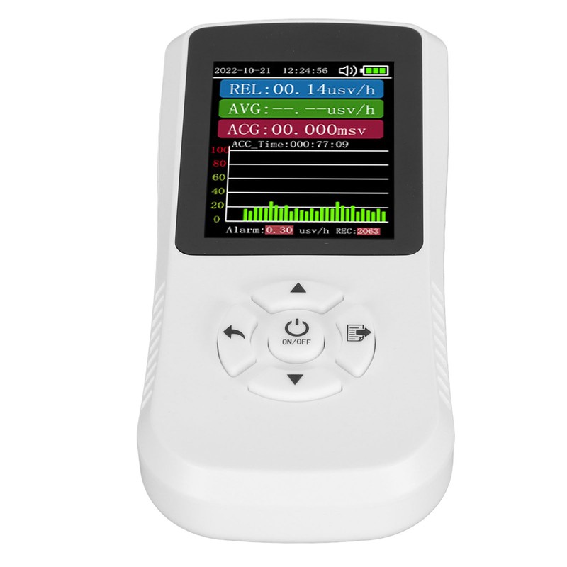 Geiger Counter Nuclear Radiation Detector 2.8 Inch LED Display X