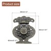 sourcing map 4 Pcs Hasp Clasp Latch Lock, 46 x