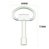 8mm Square Key, Four Corner Utility Key Fireplace Chimney Gas