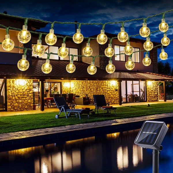 BrizLabs BrizLabs Solar Lichterkette Aussen 30 LED Kugeln Lichterkette 4.5M