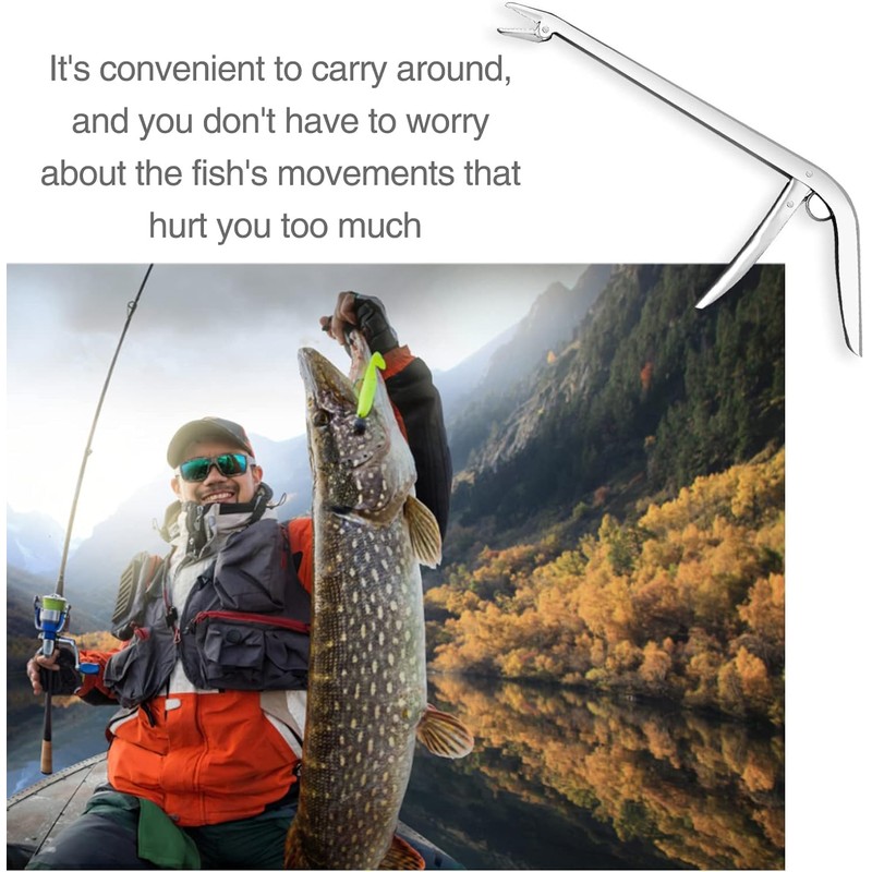 Roczential 2 Pcs Fish Hook Remover, Stainless Steel Fishing Hook