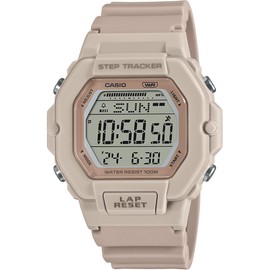 Casio LWS-2200H Series Women's Digital Wristwatch, Overseas Model, Pink Beige LWS-2200H-4AV, Sporty