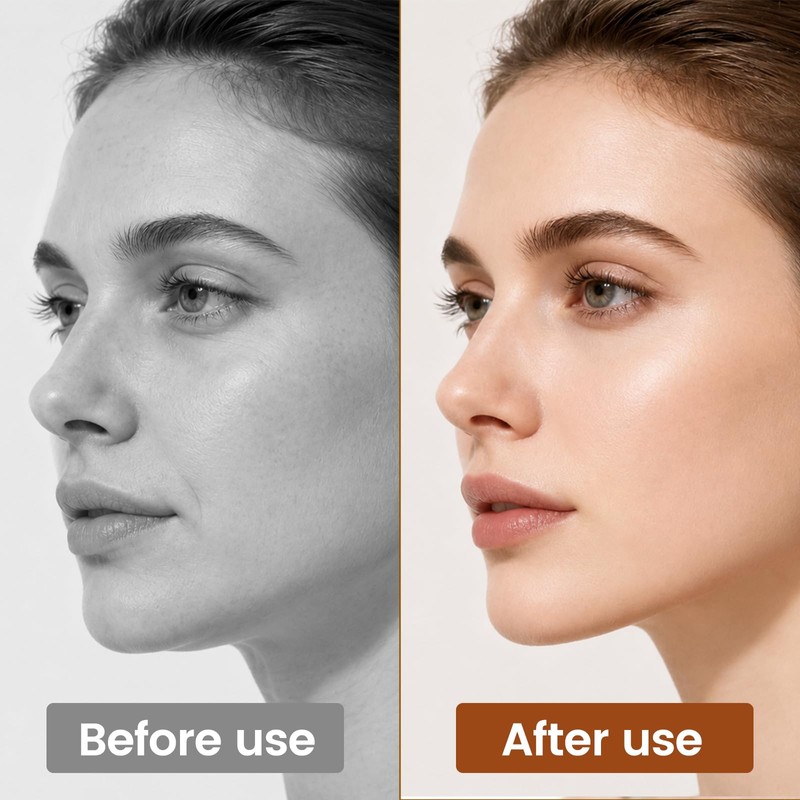 3-in-1 Lymphatic Contour Face Brush & Gua Sha, Dry Brush