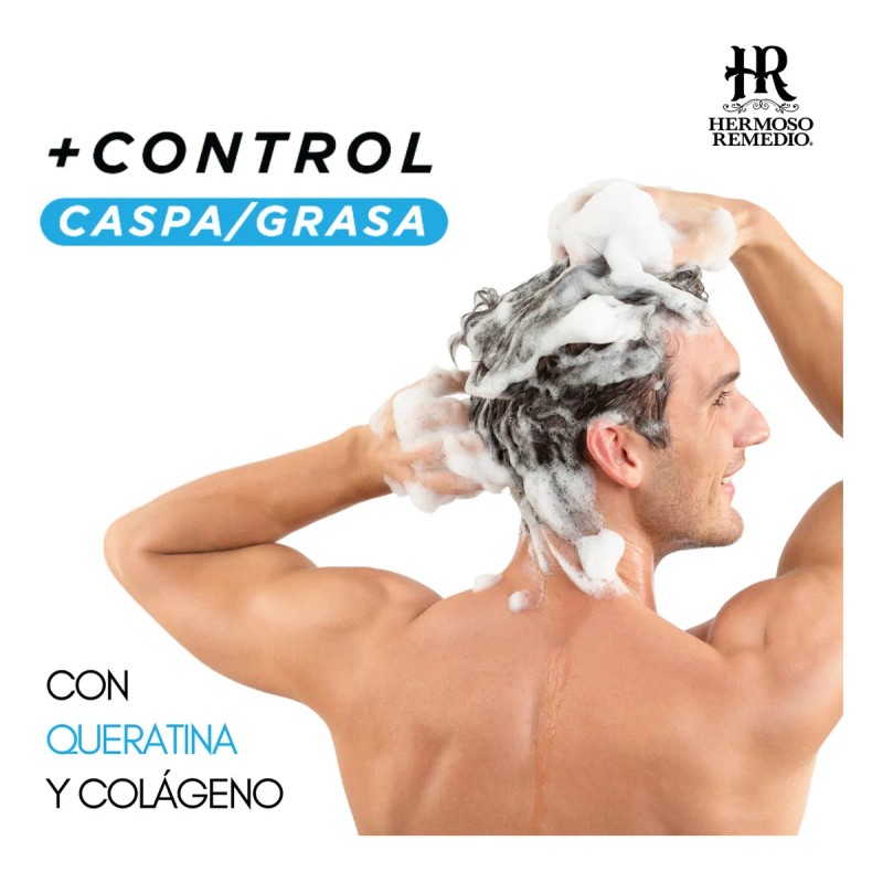 6 Shampoo Anticaida Crecimiento Caspa Reparador Hombre 7en1
