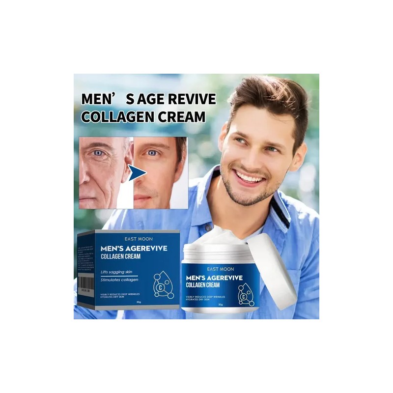Em Crema Para Hombre De Colageno, Anti Arrugas, Antiedad