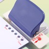 Hole Punch Dark Blue 6 Hole Portable Small Planner Hole