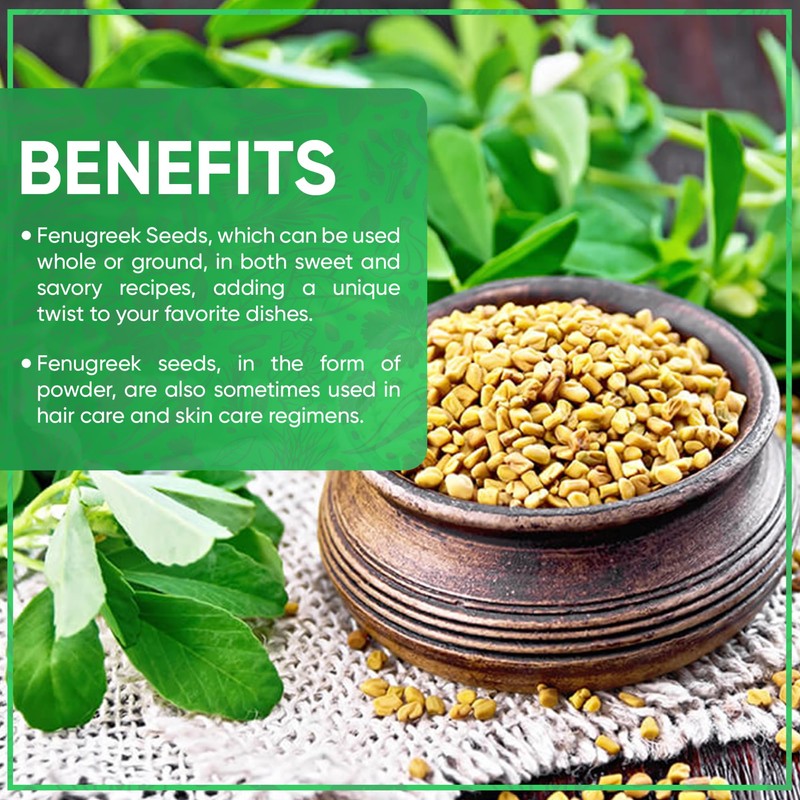 Jiva Organic Fenugreek Seeds 7 Ounce – Non-GMO, Gluten Free,