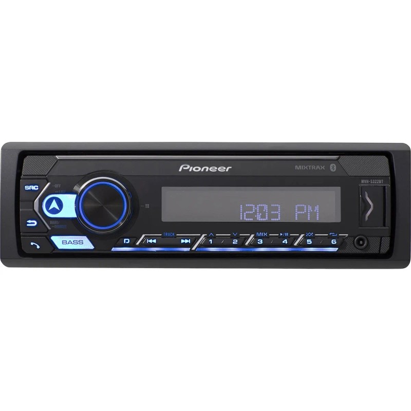 Autoestéreo para auto Pioneer MVH S325 con USB y bluetooth