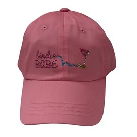 Birdie Babe Ladies Golf Hat Hot Pink Bling Womens Golf Cap