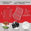 SPARES2GO Grill Shelf Racks compatible with Ninja Foodi AF300 AF400