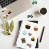 Pack of 60 Tractor Stickers, Vehicles, DIY Waterproof Excavator Stickers,