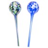 Aqua Globes - 2 Pack - Decorative Hand-Blown Glass Plant