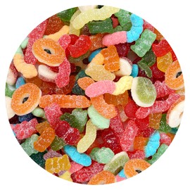 Cloud Assorted Gummy Candy Mix, 2 Pound Gummies Bulk Bag, The Hampton Popcorn & Candy Company