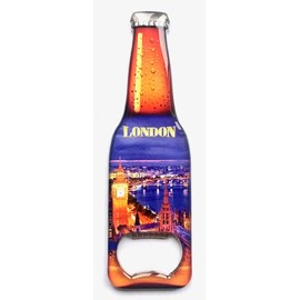 London England Souvenir London Magnetic Bottle Opener Decoration Magnetic Bottle Opener London Travel Keepsake
