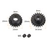 sourcing map Mod 1.5 Pinion Gear Set 8mm Shaft 20T
