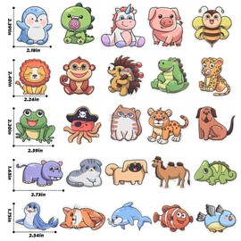 Stickers for Kids, 100Pcs Cute Animal Stickers, Waterproof Vinyl Stickers, Realistic Animals Decals for Water Bottle, Journaling, Laptop, Suitcase, Kawaii Pet Stickers for Teens Boys Girls Adults