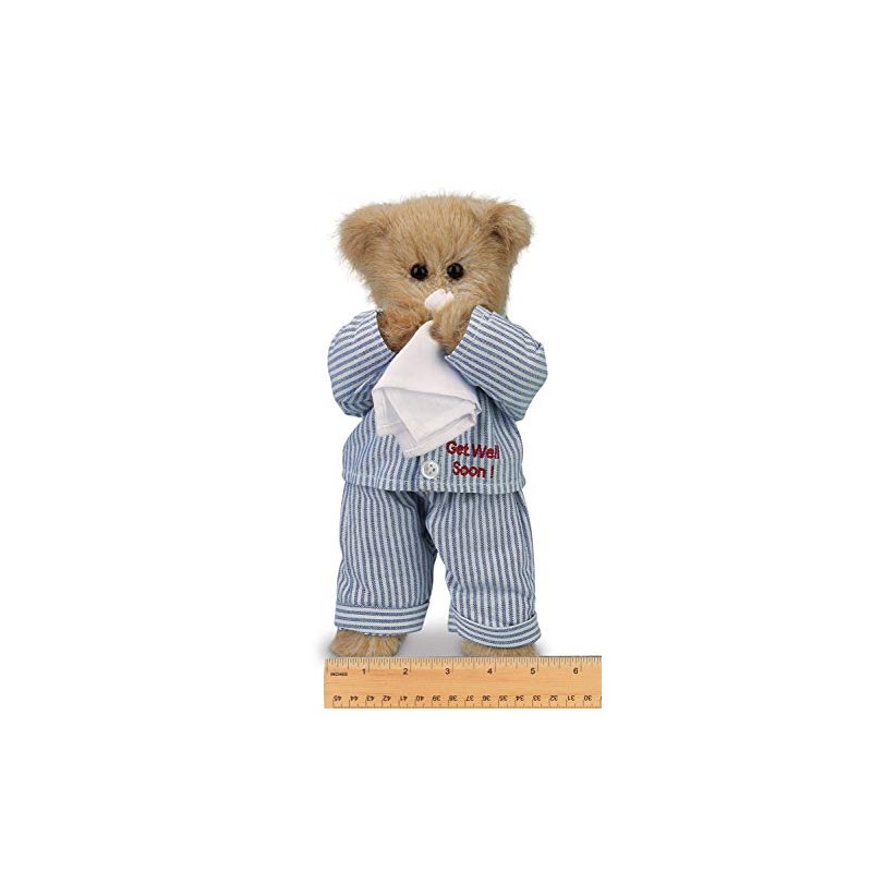 Bearington Illie Willie Plush Stuffed Animal Get Well Soon Teddy
