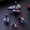 Fingertip Gyroscope Luminous Reduce Anxiety Metal Rotating Decompression Toy with