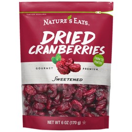Nature's Eats Dried Cranberries 6oz