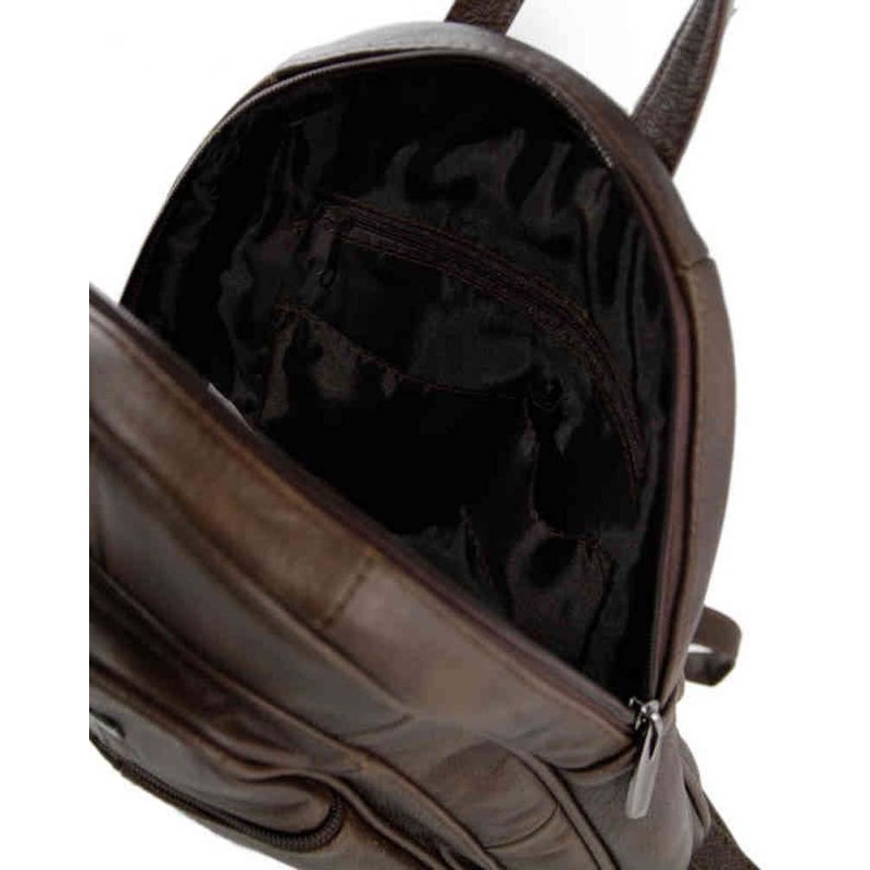 Lambland Womens / Ladies Genuine Leather Backpack Handbag in Brown