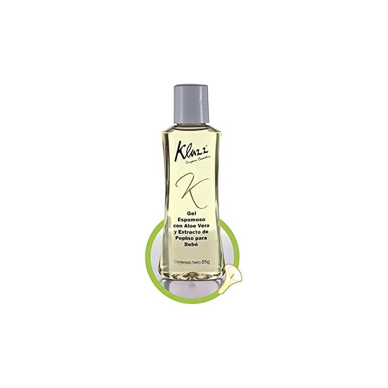 Gel Espumoso con Aloe Vera y Extracto de Pepino para