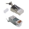 RiteAV - Extremos de crimpado de terminación sólida blindados CAT 6 de 23 AWG diseñados para cable enterrador directo (paquete de 10)