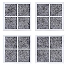LT120F Refrigerator Air Filter Replacement – 6-Pack Activated Carbon Filters Compatible with Select Models, Easy Installation, Long-Lasting Freshness