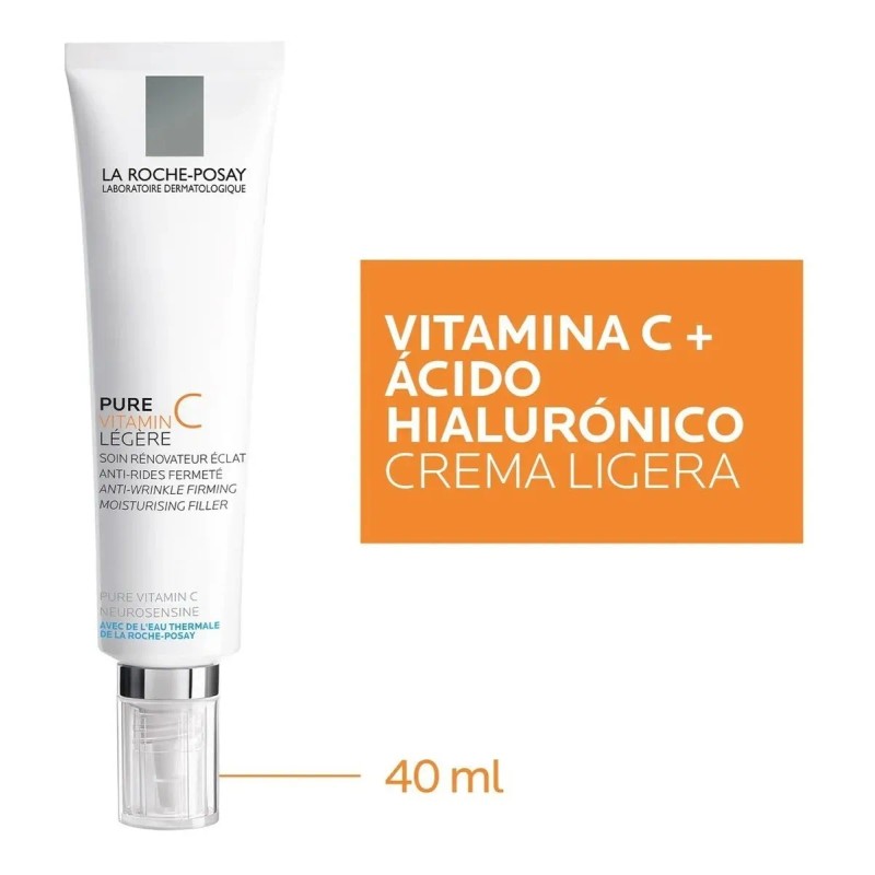 Crema Light Roche Posay Pure Vitamin Día Noche Piel Normal