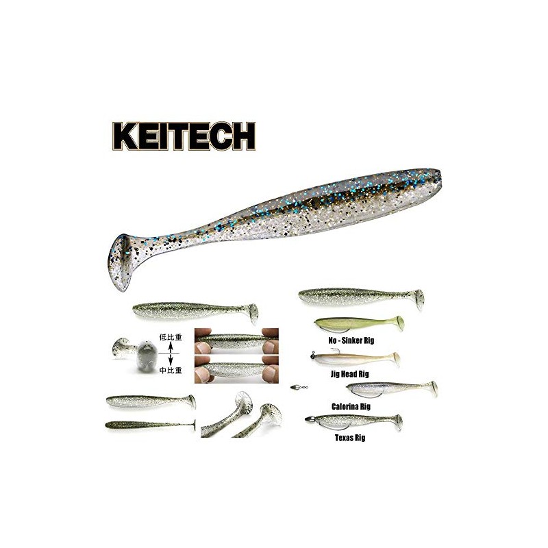 KEITECH Easy Shiner 76 mm, 100 mm, 114 mm, 127