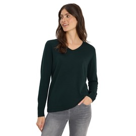 Cecil Women's Basic Pullover, ink green, 3XL