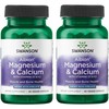 Swanson Albion Chelated Magnesium & Calcium 2:1 90 Veg Capsules