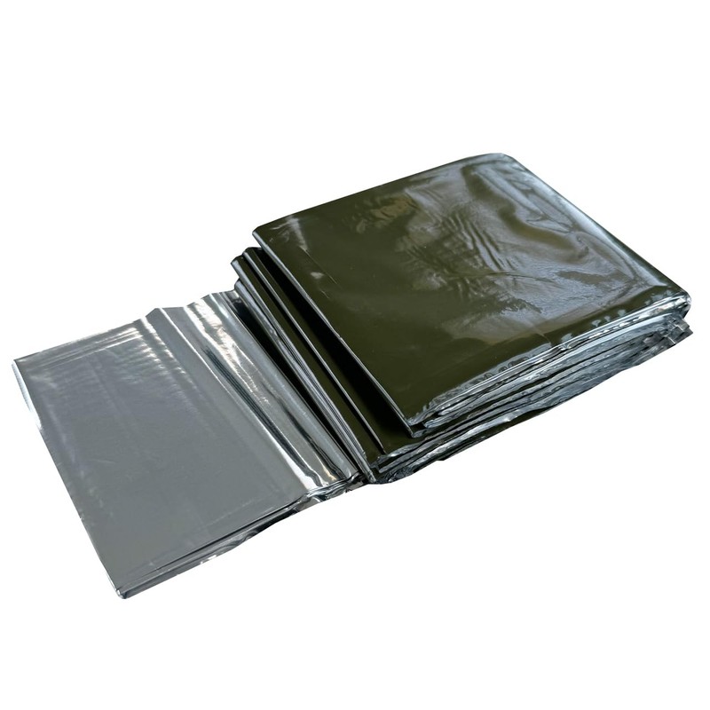Rescue Essentials Hypothermia Wrap Blanket, Oversized 60" x 96", Mylar/Lightweight