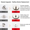 GIYOMI 17mm No Sewing Jeans Buttons Replacement Kit with Metal