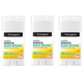 Neutrogena Mineral Defense Stick SPF50 1.5oz (3 Pack)