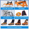 Crampons with Leg Gaiters - Micro Spike Ice Cleats with